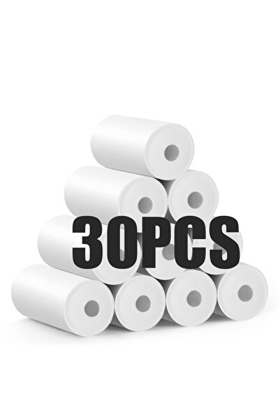 Choice4 30 قطعة (3-50 لفة) ورق حراري 57×25 ملم ملون لكاميرات الأطفال، ورق طبا...