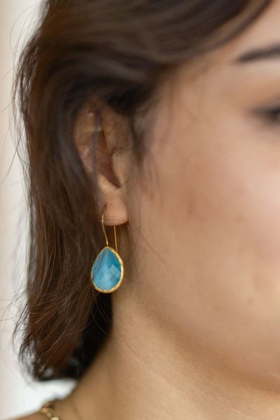 Miss Boheme Aqua Earrings