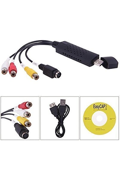 Choice محول USB 2.0 من VHS إلى DVD لتحويل الفيديو التناظري إلى صيغة رقمية، تس...