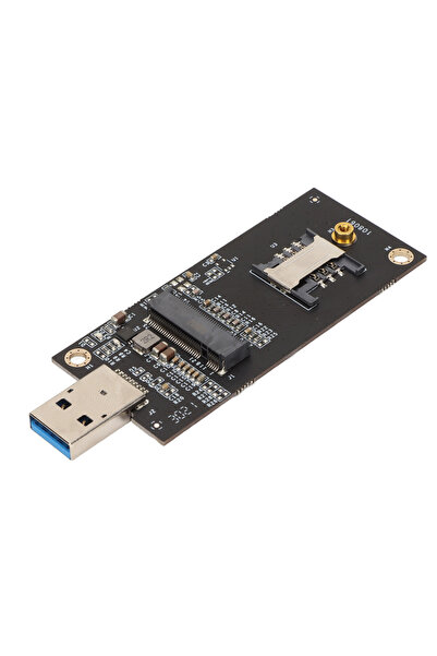 Choice محول أسود من NGFF إلى USB 3.0 مع فتحة لبطاقة SIM، سهل التركيب والاستخد...