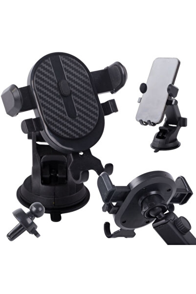 VERK Βάση κινητού τηλεφώνου για αυτοκίνητο, Στερέωση σε παρμπρίζ ή ταμπλό, Πε...