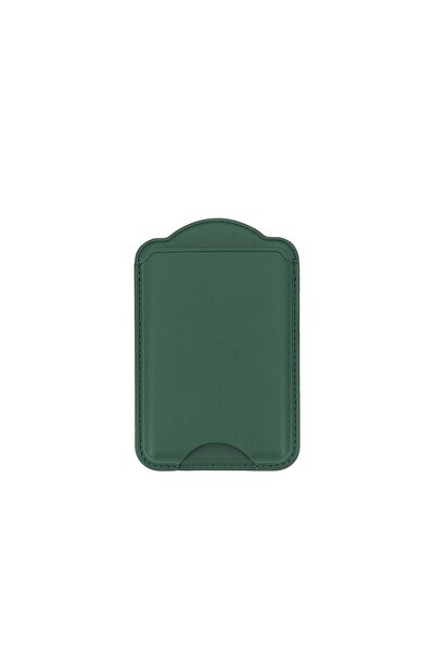 Choice7 Grass Green For Magsafe Magnetic PU Leather Card Holder Wallet Cards ...