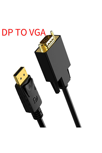 Choice كابل تحويل من DP إلى VGA بطول 1.8 متر، كابل تحويل من DisplayPort إلى V...