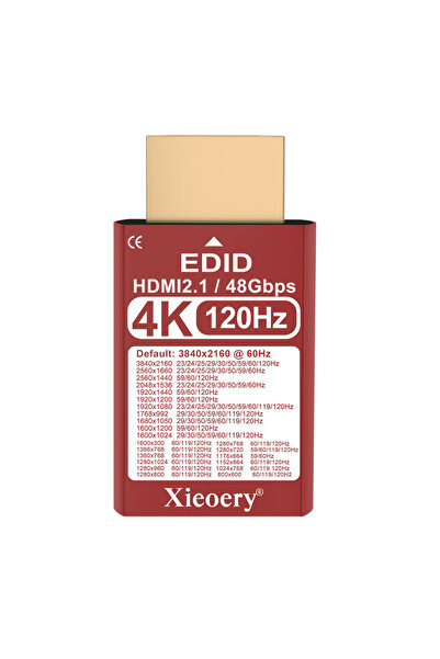 Choice محاكي HDMI 2.1 بدقة 4K وتردد 120 هرتز مع دعم HDR وEDID، قابس وهمي بعمق...