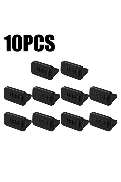 Choice8 10 قطع سدادات غبار USB A سوداء (60/40/20/10 قطع) لحماية منافذ شحن أجه...