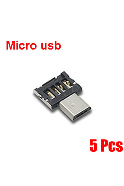 Choice 5PCS Micro USB 1-5Pcs OTG Micro USB Type C Adapter USB-C Male To USB 2...