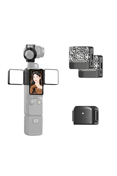 Choice مصباح إضاءة LED مغناطيسي قابل لإعادة الشحن (قطعتان) لـ DJI Osmo Pocket...