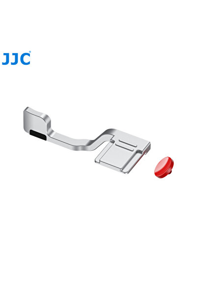 Choice مقبض إبهام معدني فضي من JJC مع زر تحرير الغالق لكاميرات فوجي فيلم X-T3...
