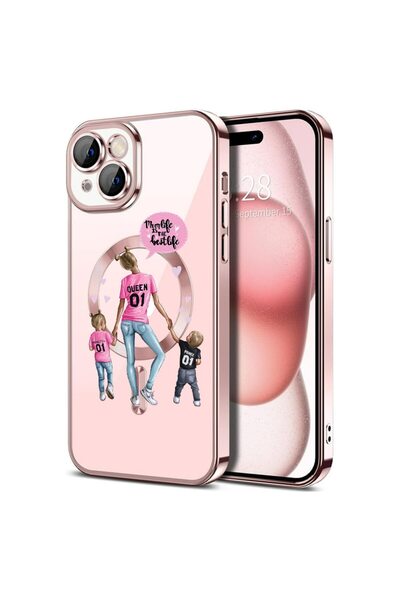 bestcase Husa Luxury MagSafe, Συμβατό με Apple iPhone 15 Plus, Θέμα Μαμά Ζωή ...