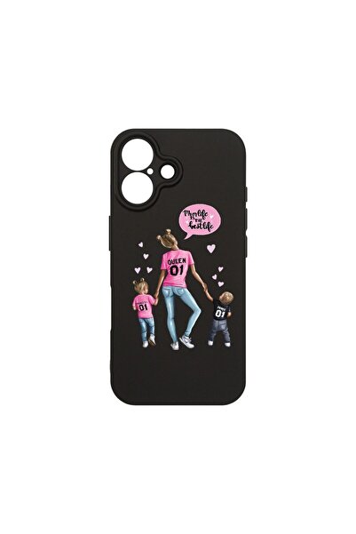 bestcase Θήκη για Apple iPhone 16, Λεπτή Premium Σιλικόνη 1.2MM, Σχέδιο  "Mom...