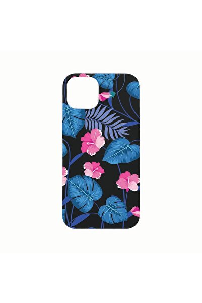 bestcase Силиконов калъф, съвместим с Apple iPhone 14, Тропически, устойчив н...