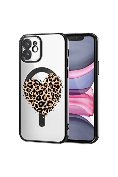 bestcase Πολυτελής Θήκη MagSafe, Συμβατή με Apple iPhone 12, Σχέδιο Καρδιάς Λ...