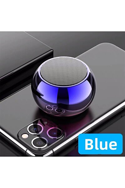 Choice مكبر صوت بلوتوث لاسلكي M3 أزرق مدمج - تصميم فولاذي مع مضخم صوت قوي للر...