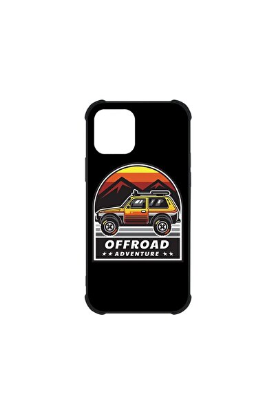 bestcase Husa MaxSafe Glassy, Compatibila Cu Apple iPhone 12, Offroad Adventu...