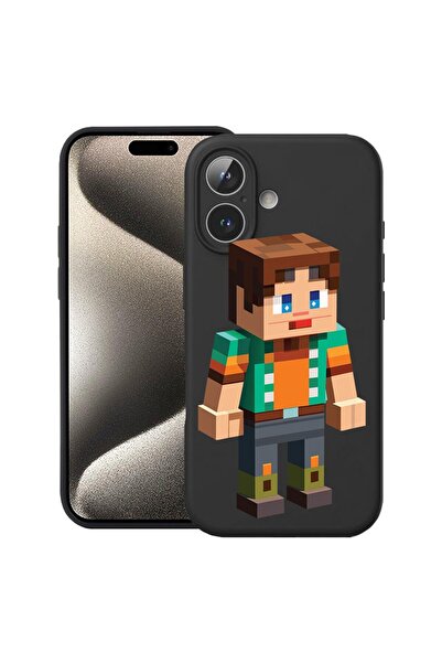 bestcase Husă pentru Apple iPhone 17 cu design personaj Minecraft, Silicon pr...