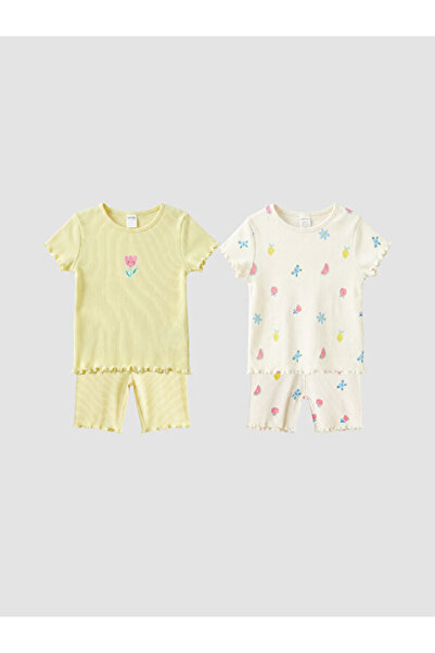 LC Waikiki I Printed Baby Girl Shorts Set 2-Piece from Freezen Store