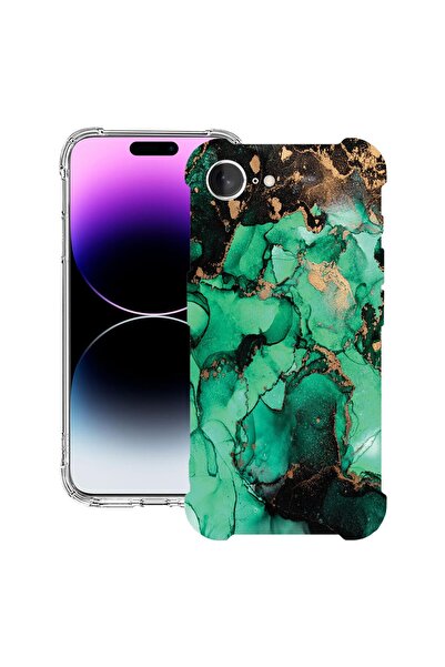 bestcase Θήκη για Apple iPhone 16e, Αντικραδασμική 1.5MM, Σκούρο Μάρμαρο, Προ...