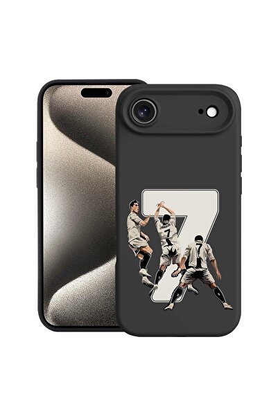 bestcase Husă pentru Apple iPhone 17 Air cu Design Ronaldo, Silicon Premium, ...