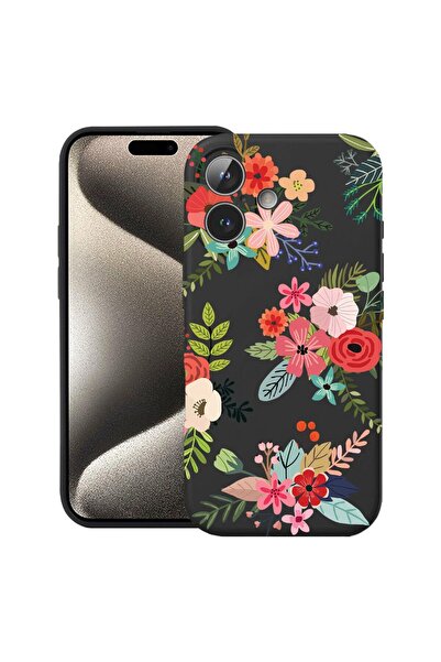 bestcase Husă pentru Apple iPhone 17 cu design floral, silicon premium, micro...