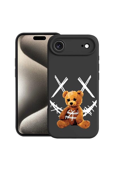 bestcase Husă pentru Apple iPhone 17 Air cu Design Ursuleț Zâmbitor, Silicon ...