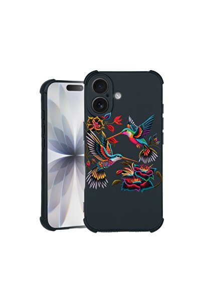 bestcase Θήκη TPU Pro Shock συμβατή με Apple iPhone 17, με σχέδιο κολιμπρί, ε...