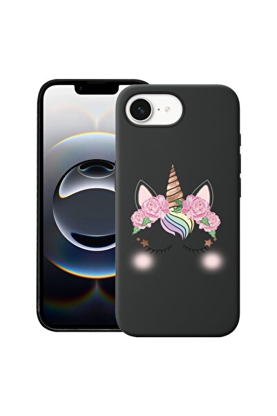 bestcase Husă pentru Apple iPhone 16e, Silicon Premium Subțire 1.2MM, Unicorn...
