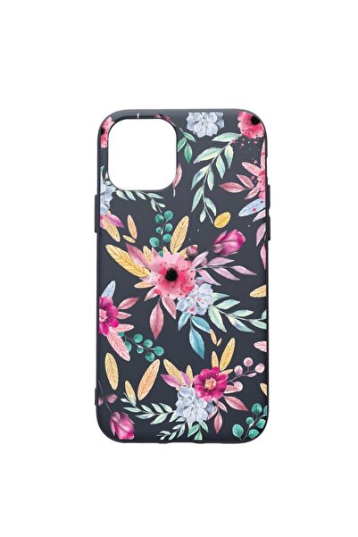 bestcase Премиум силиконов калъф, съвместим с Apple iPhone 12, Дизайн  "Щастл...