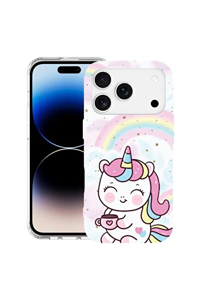bestcase Husă pentru Apple iPhone 17 Pro cu Design Micuț Unicorn, Mag Anti Sh...