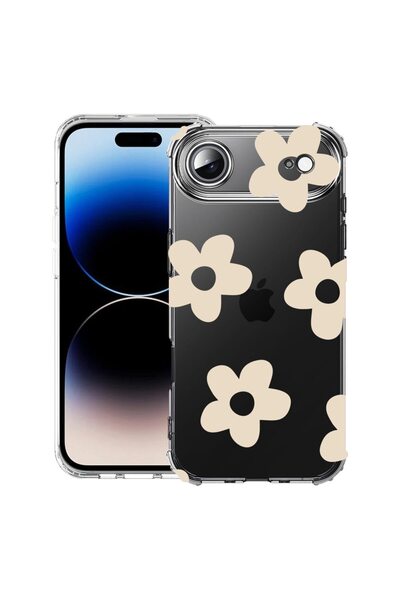 bestcase Husă pentru Apple iPhone 17 Air cu Design Retro Daisy, Antișoc, Colț...