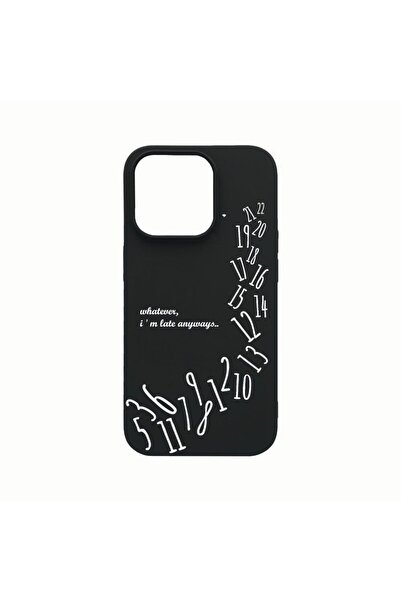 bestcase Husa Silicon, Compatibila Cu Apple iPhone 14 Pro Max, I'm Late Alway...