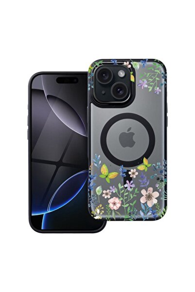 bestcase Husa Compatibila cu Apple iPhone 12 cu Design Butterfly Flowers, Sho...