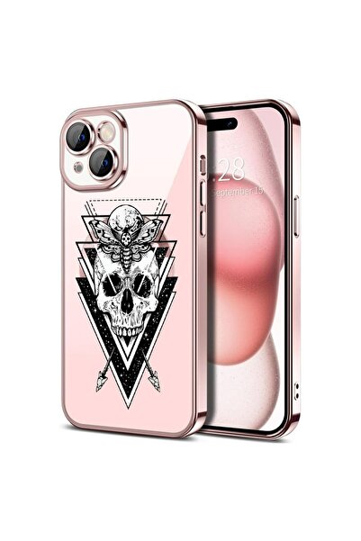 bestcase Πολυτελής Θήκη MagSafe, Συμβατή με Apple iPhone 15, Σχέδιο Κρανίο, Ε...
