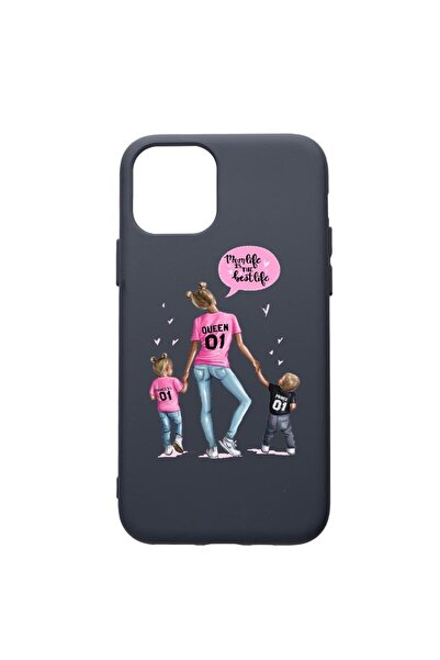 bestcase Θήκη Σιλικόνης Premium Συμβατή με Apple iPhone 12 Mini, Mom Life, με...