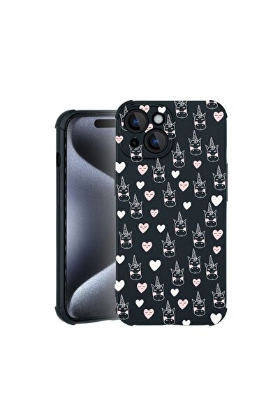 bestcase Θήκη TPU Pro Shock Συμβατή με Apple iPhone 15, με Σχέδιο Γλυκά Μονόκ...