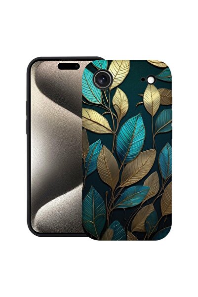 bestcase Husă pentru Apple iPhone 17 Air cu Design Pene Aurii, Silicon Premiu...