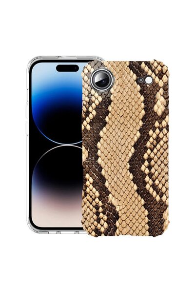 bestcase Θήκη για Apple iPhone 17 Air με Σχέδιο Δέρματος Φιδιού, Αντικραδασμι...