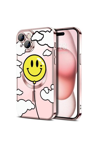 bestcase Πολυτελής Θήκη MagSafe, Συμβατή με Apple iPhone 15, Σχέδιο Μπαλόνι Χ...