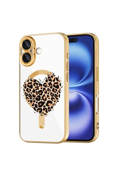 bestcase Πολυτελής Θήκη MagSafe, Συμβατή με Apple iPhone 16 Plus, Σχέδιο Καρδ...