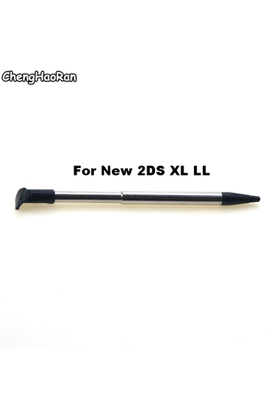Choice11 New 2DS XL LL Metal 1PC Black Metal Telescopic Stylus Plastic Stylus...