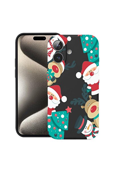 bestcase Husă pentru Apple iPhone 17 cu design de Crăciun, Silicon premium, I...