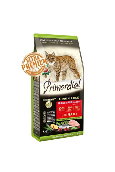 Primordial Ολιστική Τροφή Γάτας Ενηλίκων Χωρίς Σιτηρά, με Γαλοπούλα και Ρέγγα...
