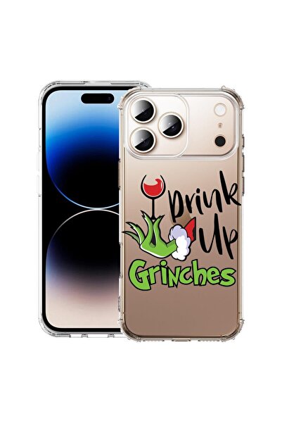 bestcase Husă pentru Apple iPhone 17 Pro cu Design Grinches - Drink Up, Antiș...
