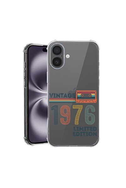 bestcase Husă pentru Apple iPhone 16, Antișoc 1.5MM, Ediție Limitată 1976 - B...