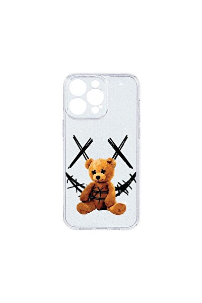 bestcase Husa Crystal Glitter 2MM, Compatibila Cu Apple iPhone 14 Pro, Teddy ...