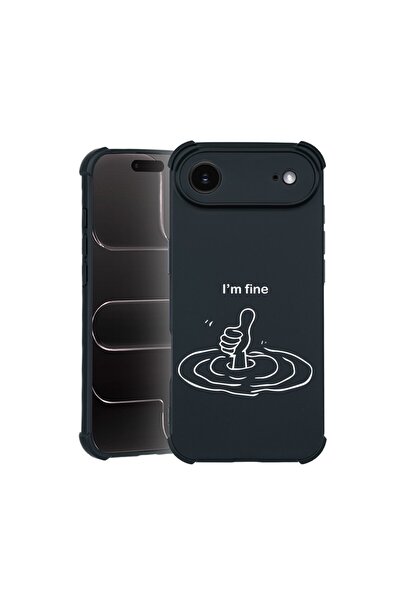 bestcase Husa TPU Pro Shock Compatibila cu Apple iPhone 17 Air, cu Design I'm...