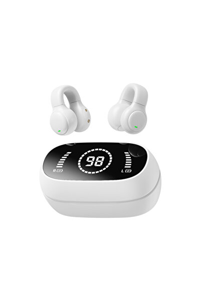 Choice1 سماعات أذن لاسلكية رياضية مفتوحة الأذن EM47-white أصلية بتقنية التوصي...