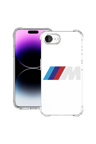 bestcase Калъф за Apple iPhone 16e, Удароустойчив 1.5ММ, BMW M Power, Защита ...