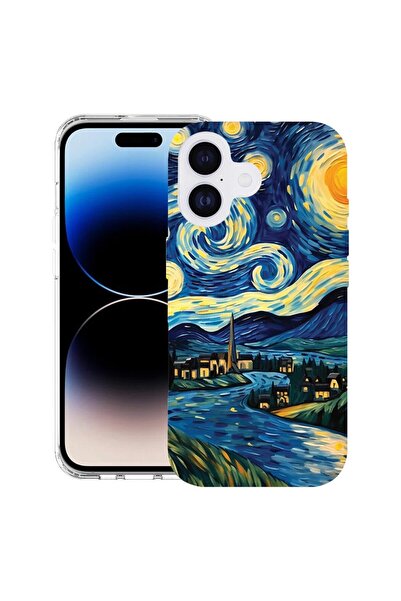 bestcase Husa pentru Apple iPhone 17 cu Design Starry Night, Mag Anti Shock T...