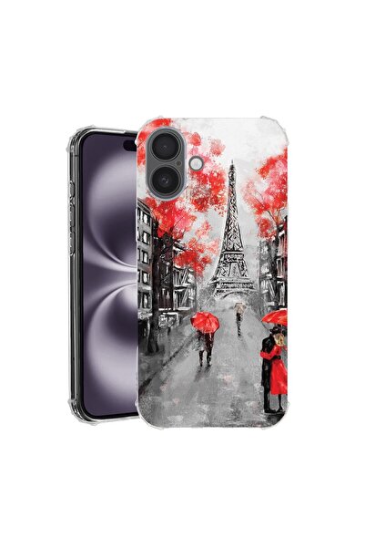 bestcase Θήκη για Apple iPhone 16 Plus, Αντικραδασμική 1.5MM, Πύργος του Άιφε...