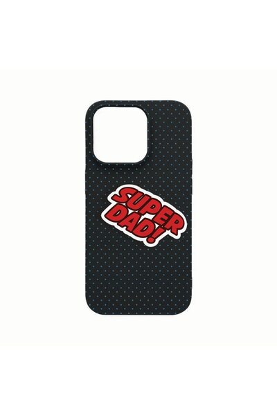 bestcase Husa Silicon, Compatibila Cu Apple iPhone 14 Pro Max, Super Dad, rez...